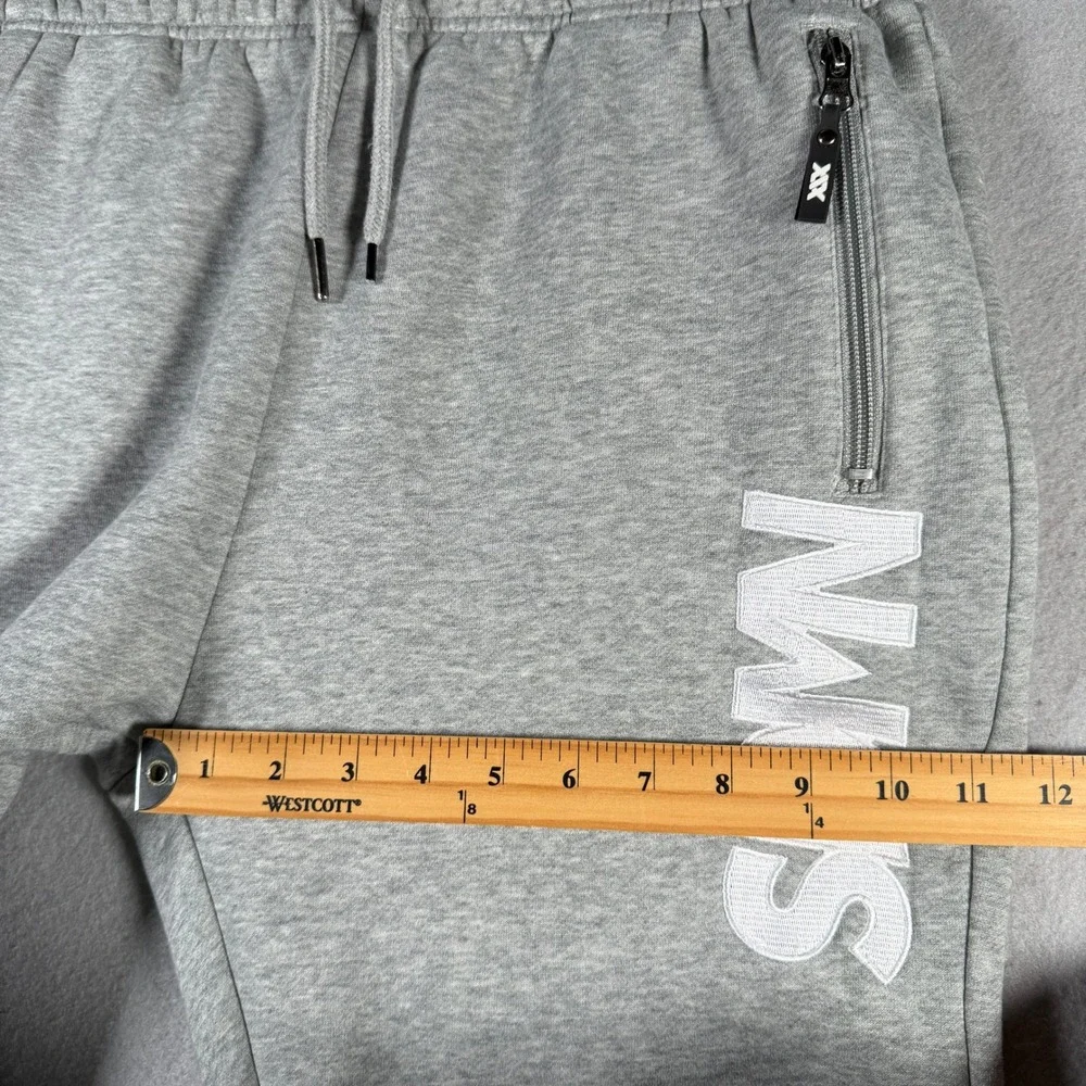 Sidemen Official XIX SDMN Gray Joggers Kids XL Zipper Pockets 100% Cotton